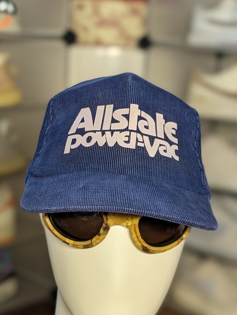 Allstate Power-Vac Vintage Corduroy Hat (OS)
